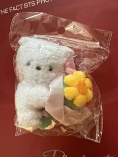 BTS RJ ぬいぐるみキーホルダー 花束付き
