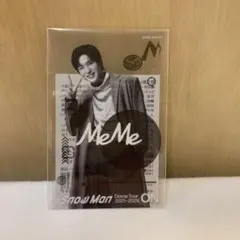 SnowMan 目黒蓮 クリアステッカー グッズ ②