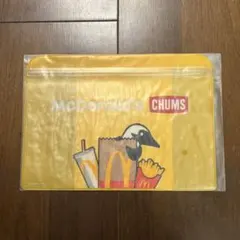 マクドナルド　チャムス　CHUMS ジッパーポーチ