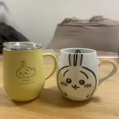 ちいかわうさぎフェイスマグカップ 蓋付きステンレスマグのサムネイル