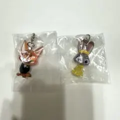 ズートピア2　めじるしアクセサリー　ニック　ジュディ　2点　ガチャガチャ