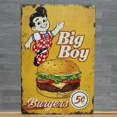 Big Boy レトロ風 ブリキ看板 OK2434