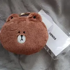 So Good! LINE FRIENDS LINEブラウン　ダイカットポーチ