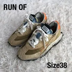 RUN OF レザースニーカー サイズ41 ランオブ - メルカリ