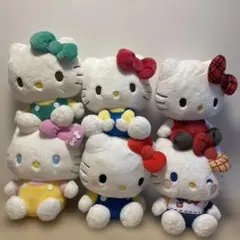 ハローキティ 特大サイズぬいぐるみ 5種セット まとめ売り - メルカリ
