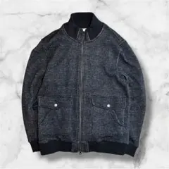 美品 THE SHOP TK ジップアップジャケット ダークグレー M