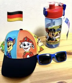 ドイツ購入★パウパトロール　キャップ　帽子+水筒+サングラス３点セットのサムネイル