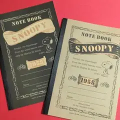 【新品未使用】スヌーピーノート　2冊セット　サンリオ　当時物　昭和レトロ　レア