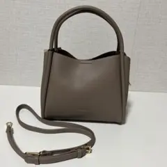 FIRANO グレー 2WAY ショルダーバッグ