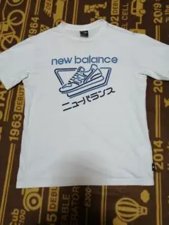 new balance ニューバランス 白色 Tシャツ Sサイズ 男女兼用