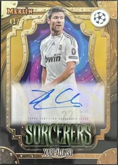 Xabi Alonso アロンソ Topps Merlin /50 Auto