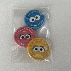 USJセサミストリート 缶バッジ 3個
