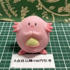 ラッキー:2500:フィギュア:指人形:ポケモンキッズ:ソフビ:現状品