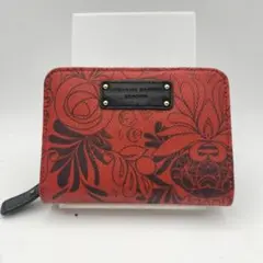 キャサリンハムネット　折財布　財布　ウォレット　レッドのサムネイル