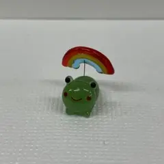 ガラス細工　レインボーカエル
