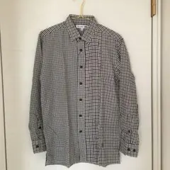 UNIQLO JWANDERSON フランネルチェックシャツ　グレー　S