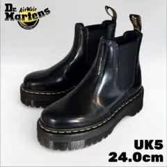 ほぼ未使用✨ドクターマーチン サイドゴアチェルシーブーツQUAD厚底24cm