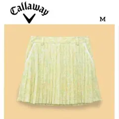 新品☆キャロウェイCallaway ゴルフ かざあなメッシュプリーツスカート M
