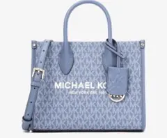 MIRELLA トップジップショッパークロスボディスモール -MKシグネチャー