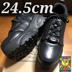 新品綺麗✨24.5cm✨YOSUKE✨厚底スニーカー ✨一番人気の黒