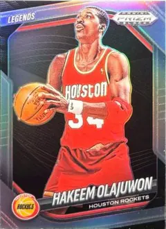 【932】Rockets Hakeem Olajuwon Silva Prizm