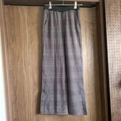 devrock チェック柄 ワイドパンツ 150センチ