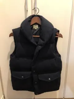 ダウンベスト ネイビー GREENLABELRELAXING Sサイズ