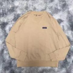 美品 Patagonia オーガニック コットン クルーネック スウェットシャツ