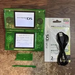 ☆充電器付き☆ニンテンドーDS Lite クリアグリーン