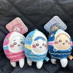 ちいかわこいのぼりなマスコット　ちいかわ　ハチワレ　うさぎ 3点