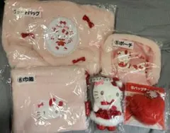 ハローキティ トートバッグ・ポーチ・ぬいぐるみセット