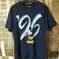 ☆送料無料❰希少両面ビックロゴ❱90年 ミッキーマウスビックロゴ ディズニー