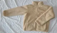 UNIQLO フリース ジャケット 130 ユニクロ ボア アウター