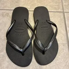 Havaianas ビーチサンダル ブラック 23-23.5センチのサムネイル