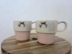 わちふぃーるど　ダヤン　マグカップ 2個セット　ベビーダヤン
