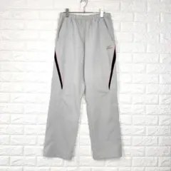 ミズノ/L/ライトグレー×黒/バイカラー/ロングパンツ/ドローコード/スポーツ