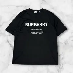 BURBERRY ホースフェリー Tシャツ ブラック L 8040694 - メルカリ