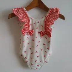 Sophitica チェリー柄 ベビー水着 女の子用