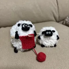 ヒツジのあみぐるみ ハンドメイド