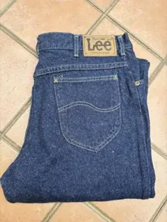 Lee ダークブルー デニムパンツ W34L32