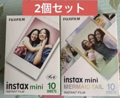 富士フイルム　instax mini チェキフィルム 20枚　マーメイドテイル