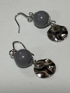 ハンドメイド　ピアス　No.291