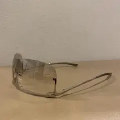 クリアレンズ メタルフレーム サングラス
