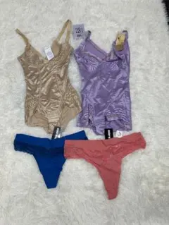 （281）レディースボディシェイパー2着セット　2XL ちょっと訳ありオマケ付