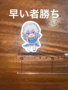 十六夜咲夜　東方　キャラクター ステッカー シール　まとめ買い可