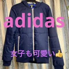 adidas ネイビー　ジャケット M
