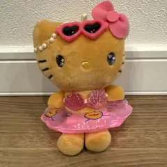 日焼け ハローキティ 水着風ぬいぐるみ