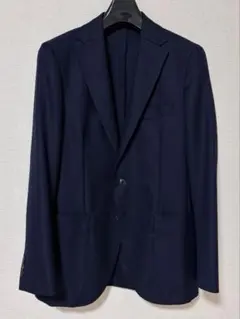 グリーンレーベルリラクシング×カノニコ テーラードジャケット ネイビー