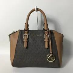 2507-127｜マイケルコース ハンドバッグ レザー ブラウン