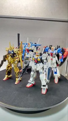 HG　ガンダムチーム　ガンダムMk-II　Zガンダム　百式　ZZガンダム